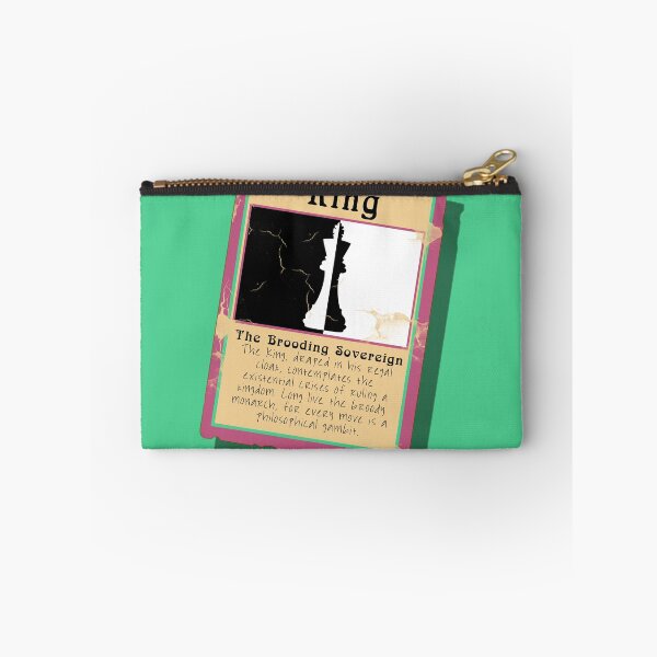 Item preview, The Brooding Sovereign Chess King Trading Card designed and sold by Fun Funky Designs.