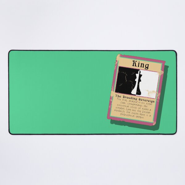Item preview, The Brooding Sovereign Chess King Trading Card designed and sold by Fun Funky Designs.