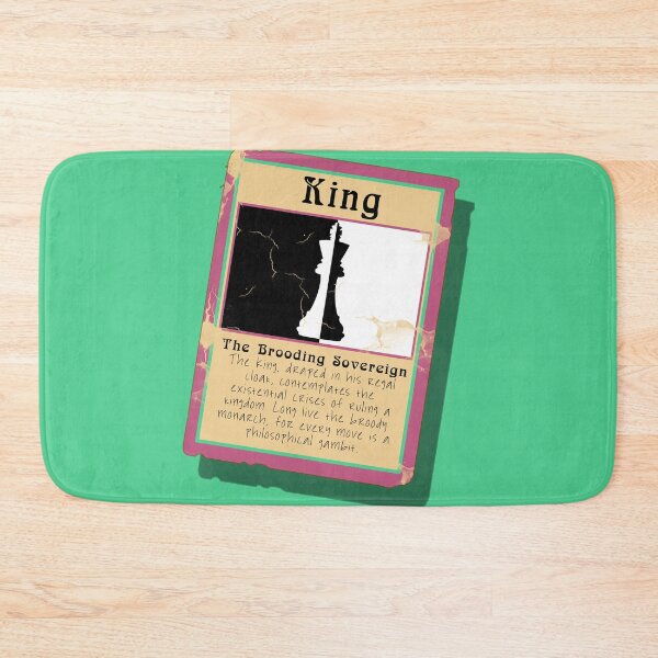 Item preview, The Brooding Sovereign Chess King Trading Card designed and sold by Fun Funky Designs.