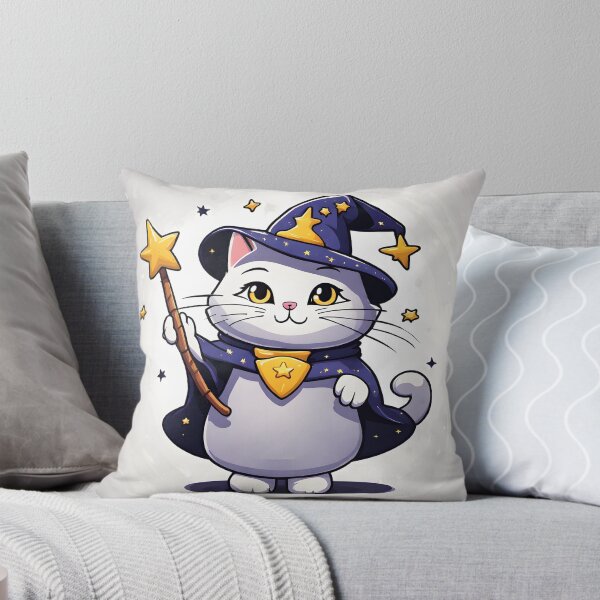 Item preview, Wizard Cat With Wand Design  designed and sold by VisualMotivator.