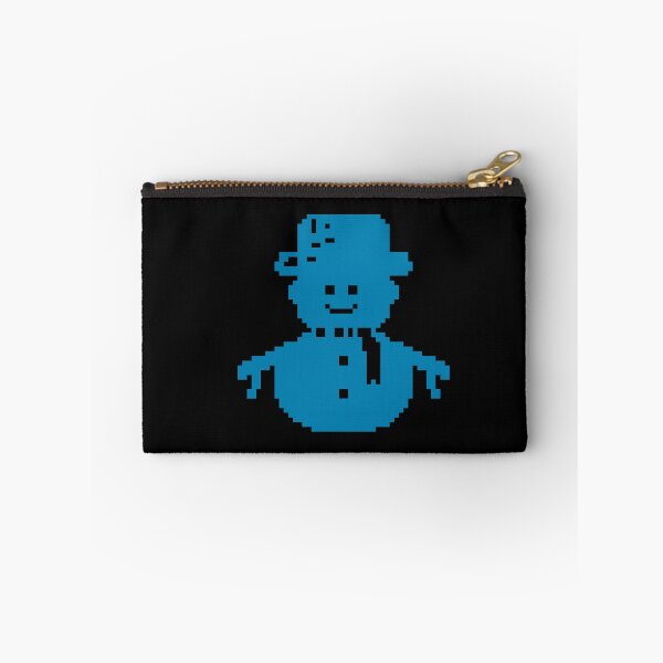 Item preview, Snowman blue pixel art designed and sold by Xatutik.art.