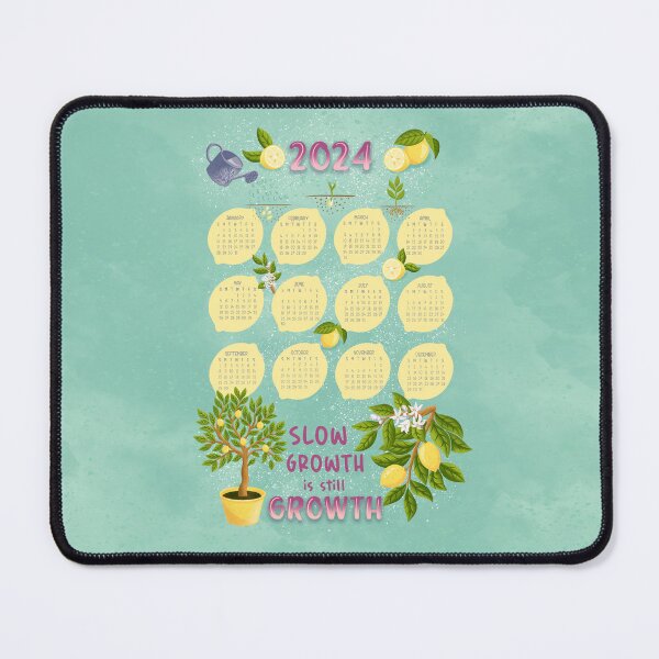 Item preview, 2024 calendar - Slow growth is still growth designed and sold by me-coco-design.