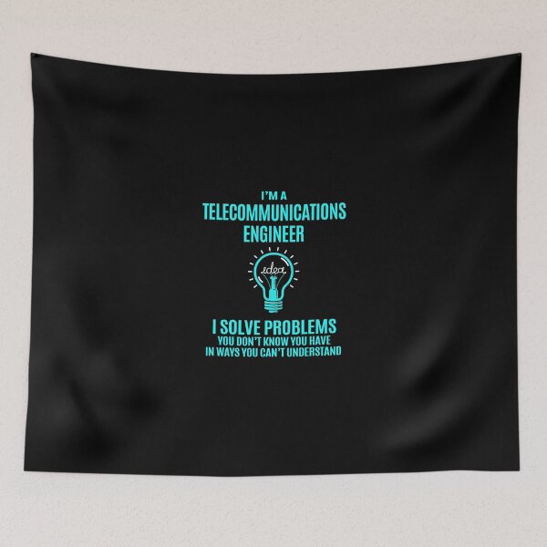 Item preview, Telecommunications Engineer - I Solve Problems designed and sold by analisanta.