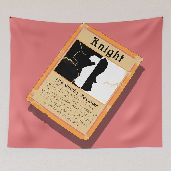 Item preview, The Quirky Cavalier Chess Knight Trading Card designed and sold by Fun Funky Designs.