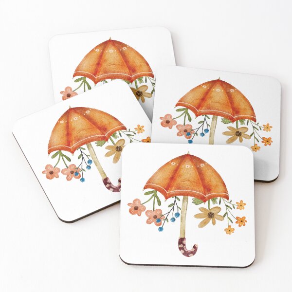 Item preview, Cute autumn watercolor art  designed and sold by pinkyfish1010.