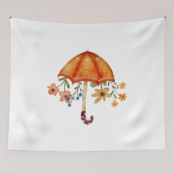 Item preview, Cute autumn watercolor art  designed and sold by pinkyfish1010.