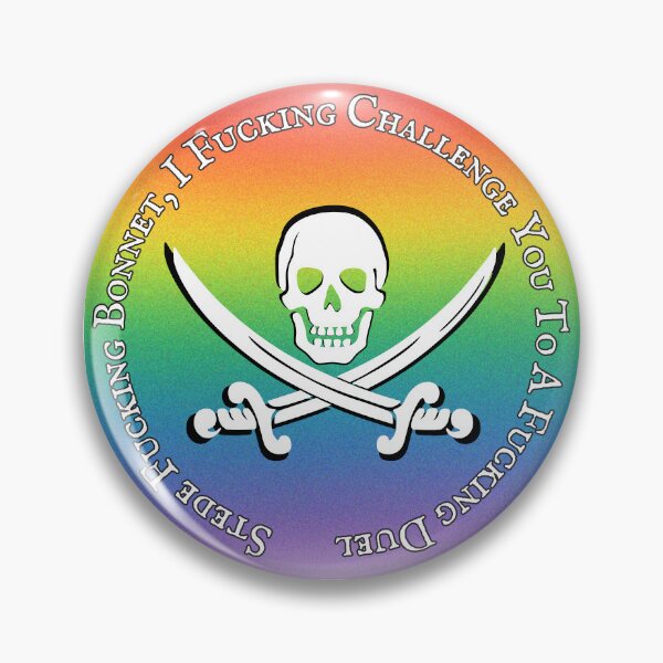 Item preview, OFMD Duelo de piratas con fondo de orgullo. designed and sold by BumblebeeCraft.