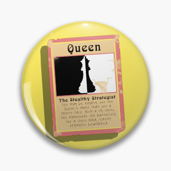 Artikelvorschau, Die Stealthy Strategist Chess Queen-Sammelkarte entworfen und verkauft von Fun Funky Designs.