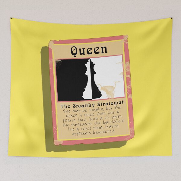 Item preview, The Stealthy Strategist Chess Queen Trading Card designed and sold by Fun Funky Designs.