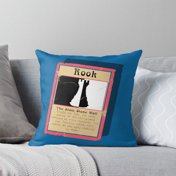Item preview, The Stoic Stone Wall Chess Rook Trading Card designed and sold by Fun Funky Designs.