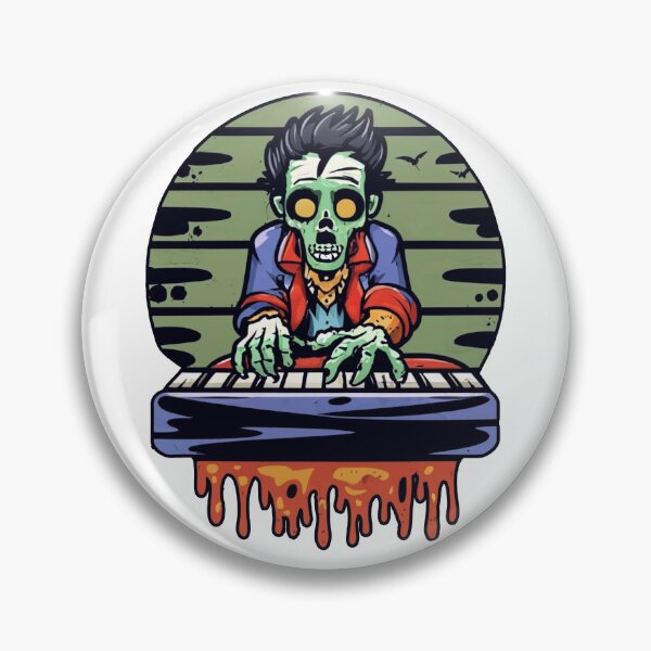 Artikelvorschau, Zombie-Pianist entworfen und verkauft von NotesForMusic.