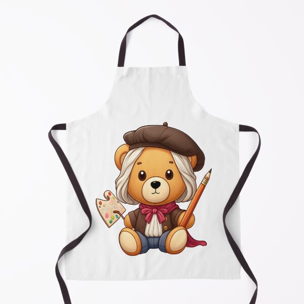 Item preview, Cute Painter Bear Kawaii designed and sold by TeddybearClub.
