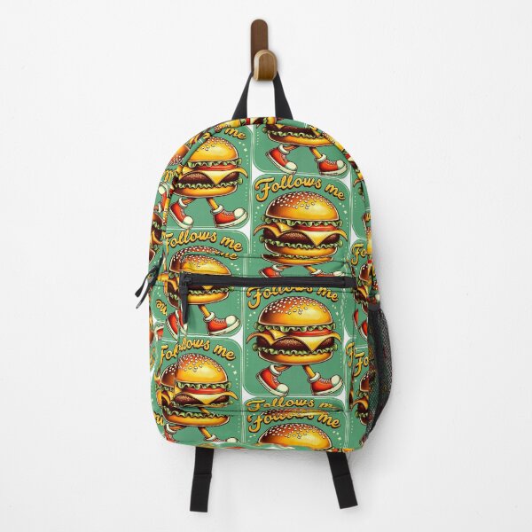 Item preview, "Step Up to Flavor" - Whimsical Burger Illustration designed and sold by OblakShop.