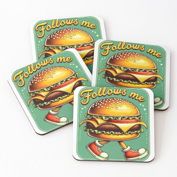 Item preview, "Step Up to Flavor" - Whimsical Burger Illustration designed and sold by OblakShop.