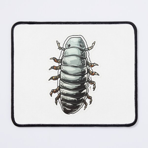 Item preview, Dairy Cow Isopod - Realistic Top View Drawing designed and sold by outlanderwrld.