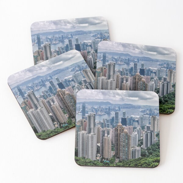 Item preview, A view of the Hong Kong Island skyscrapers from Victoria Peak designed and sold by JoSowden.