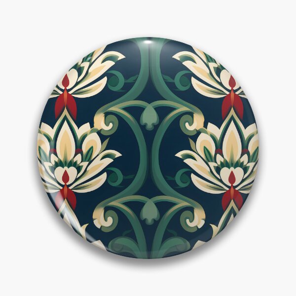 Item preview, Seamless Blue Lotus Dreamscape designed and sold by HisoTorDesign.