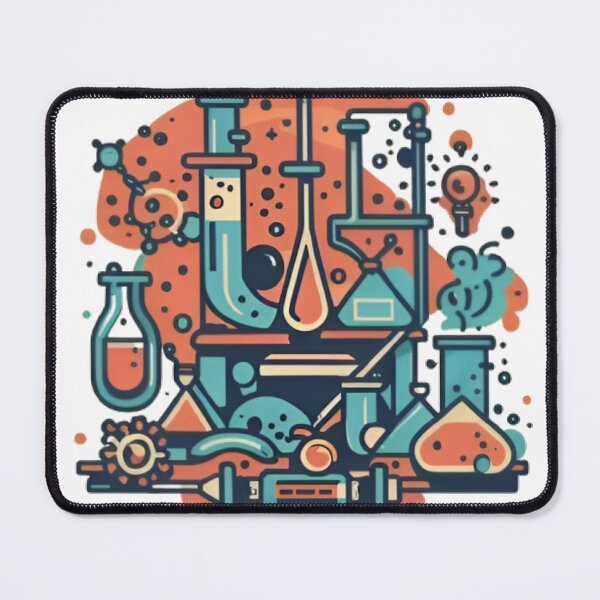 Item preview, Science lab with test tubes and cylinder designed and sold by Gutscuts.