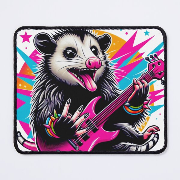 Item preview, colorful Rock possum  designed and sold by MiroArtAbstra.