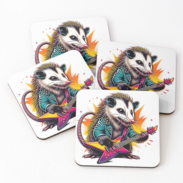 Item preview, colorful Rock possum  designed and sold by MiroArtAbstra.