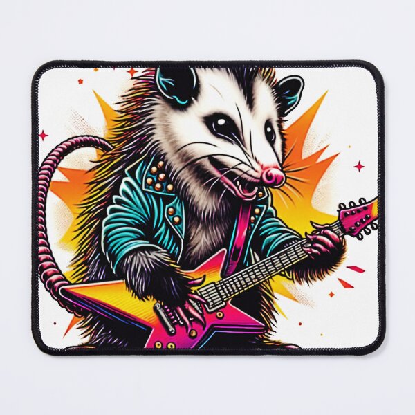 Item preview, colorful Rock possum  designed and sold by MiroArtAbstra.