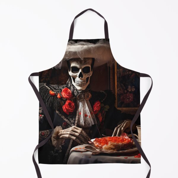 Item preview, Eternal Flavors Skeleton with Delicious Elegance on the Day of the Dead Table designed and sold by DarkScienses.