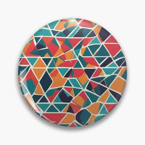 Aperçu de l'œuvre Motif coloré géométrique créée et vendue par MakeArtDesigns.