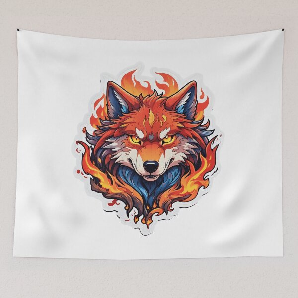Item preview, FLAMING WOLF designed and sold by TzCo.
