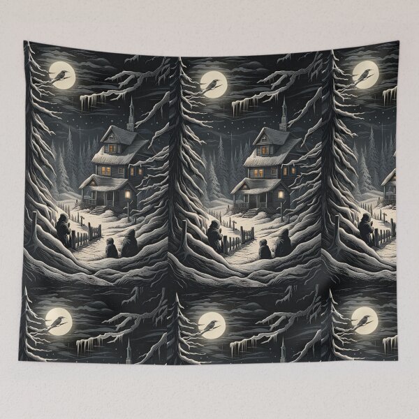 Item preview, Winter And Christmas Horror Artificial Intelligence Themed designed and sold by HAYKA PRIME SHOP MARKET PLACE.