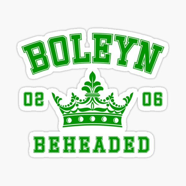 'BOLEYN' (college style) design Sticker