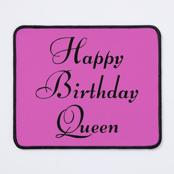 Item preview, Happy Birthday Queen greeting designed and sold by FemdomShop.