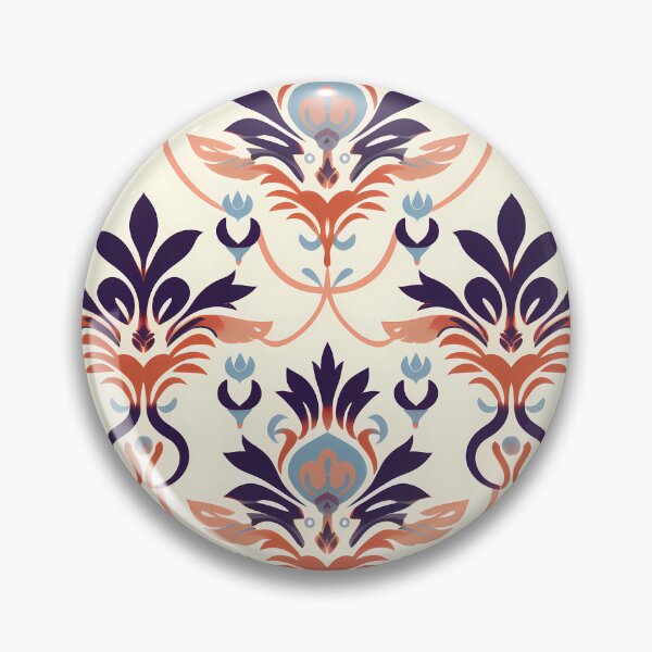 Item preview, Seamless Kanok Blue Lotus Serenity designed and sold by HisoTorDesign.