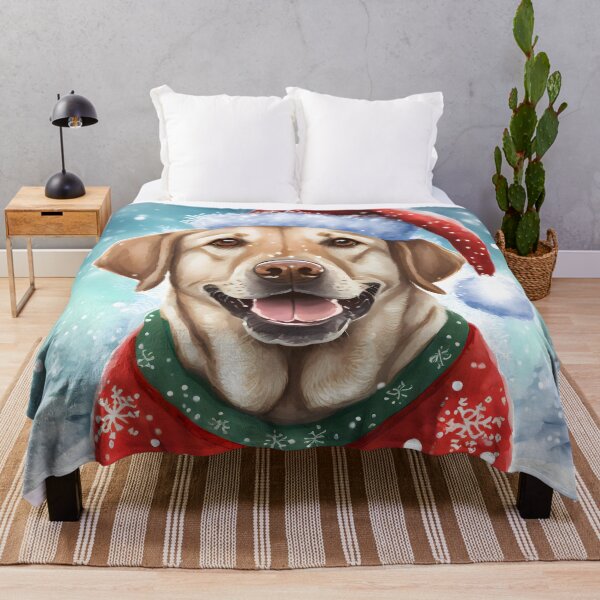 Item preview, Labrador in christmass jumper and santa hat designed and sold by emaotx.
