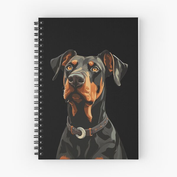 Item preview, Illustration of Natural ear Doberman, cute artwork designed and sold by TeknoDust.