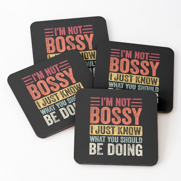 Item preview, Vintage I'm Not Bossy I Just Know What You Should Be Doing Funny Saying designed and sold by rewingjadeArt.