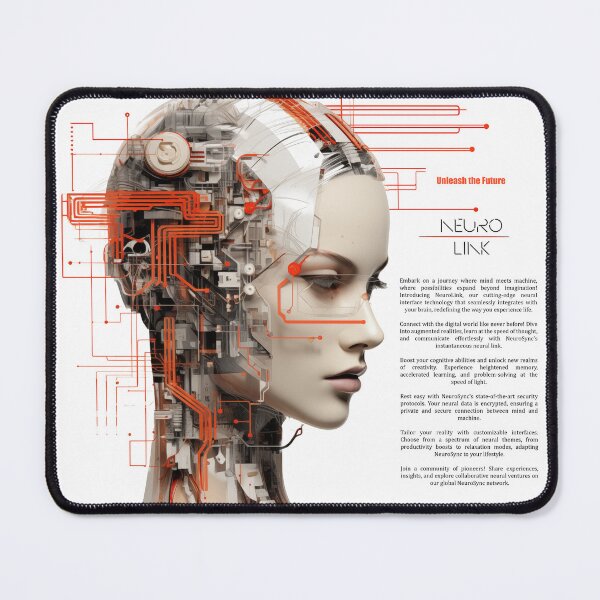 Item preview, Cyberpunk Neuro Link Advertising Sticker 2 designed and sold by xKiiNG0x.
