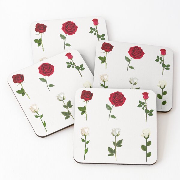 Item preview, pretty red and white roses designed and sold by huape.
