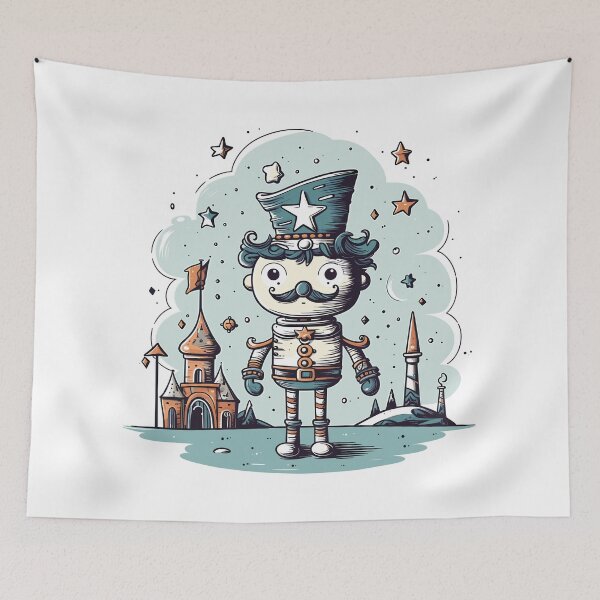 Item preview, Cyan Toy Soldier inspired Nutcracker designed and sold by NBazilenco.