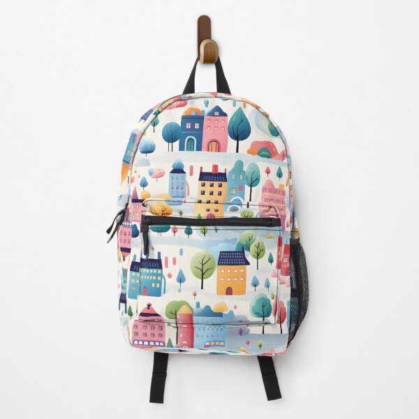 Item preview, Magical City Cute Houses Pattern designed and sold by SecretDicer.