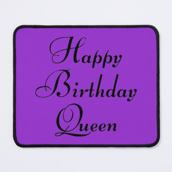 Item preview, Happy Birthday Queen greeting designed and sold by FemdomShop.