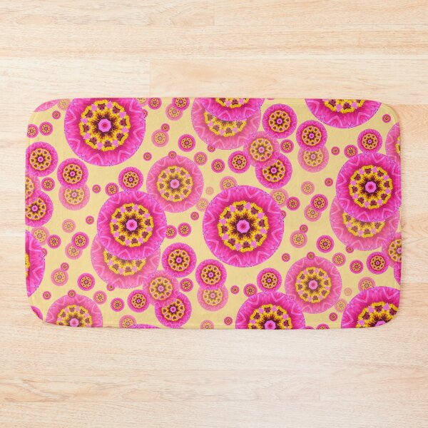 Item preview, Mandala Flower, magenta, beige designed and sold by VictoriaBonn.
