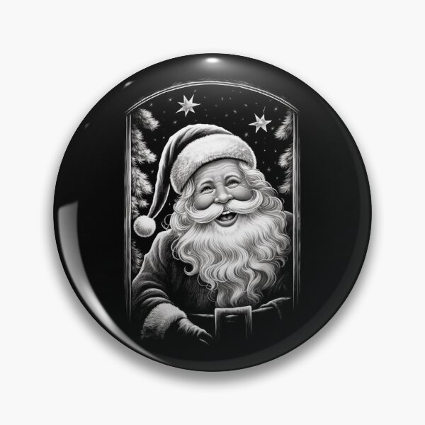 Item preview, Santa Claus Night Scene Window Pictures for Chalk Marker designed and sold by AnnaMDesign.