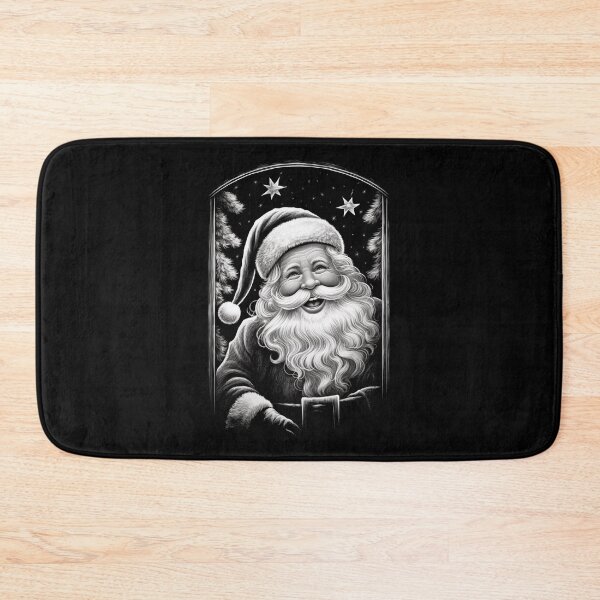 Item preview, Santa Claus Night Scene Window Pictures for Chalk Marker designed and sold by AnnaMDesign.