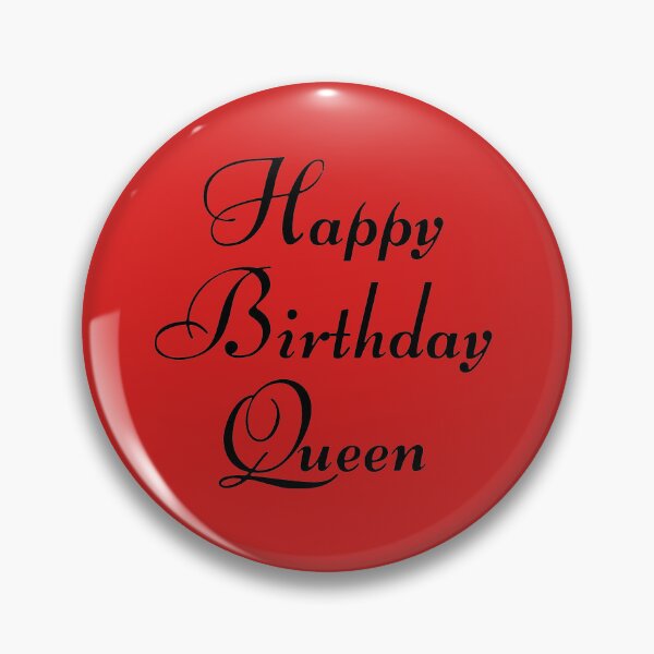 Item preview,  Happy Birthday Queen greeting designed and sold by FemdomShop.