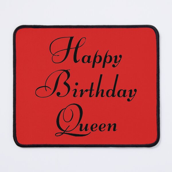 Item preview,  Happy Birthday Queen greeting designed and sold by FemdomShop.