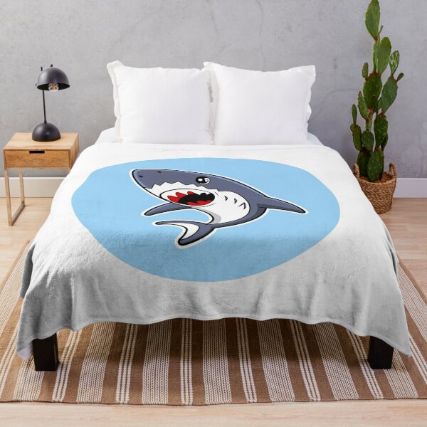 Shark Camo Throw Pillow