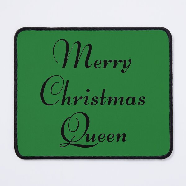 Item preview, Merry Christmas Queen greeting designed and sold by FemdomShop.