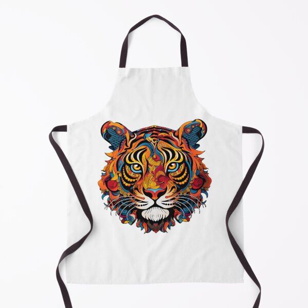 Item preview, colorful Tiger paisley rainbow designed and sold by zoldi.