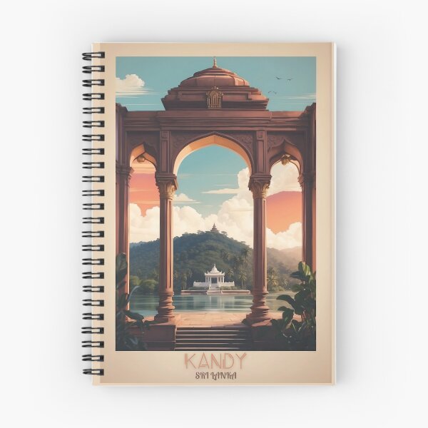 Item preview, Joya de los trópicos: cartel de viaje antiguo de Kandy, Sri Lanka designed and sold by Ceemko's Vintage Corner.