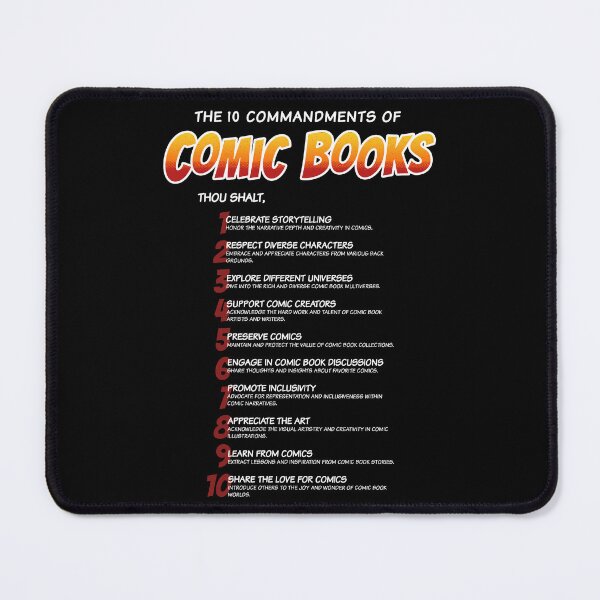 Item preview, The 10 Commandments of Comic Books designed and sold by Syahrasi.